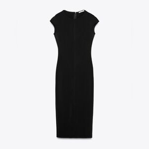 FITTED CREPE DRESS SIZE M